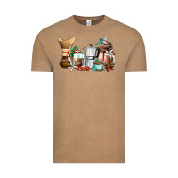 Vintage Coffee coffee tools coffee cups Vintage Tee - AdoDesignShop