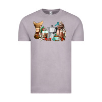 Vintage Zinc coffee tools coffee cups Vintage Tee - AdoDesignShop