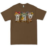 Cacao 3 alpacas Premium Tee - BarkalooDesign