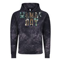 Cloud Black Western Mama's Boy Vintage Hoodie - CowhideDigitalArt