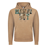 Vintage Coffee Western Mama's Boy Vintage Hoodie - CowhideDigitalArt