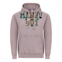 Vintage Zinc Western Mama's Boy Vintage Hoodie - CowhideDigitalArt