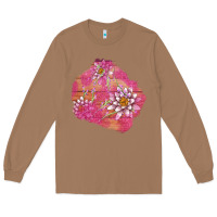 Toasted Coconut v.d  lavender and lotus patches Long Sleeve Tee - AdoDesignShop