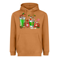 Meerkat Elf coffee cups Heavyweight Hoodie - NancyCooperArtShop