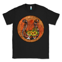 Black horseshoe circle Classic Tee - JahusDesignShop
