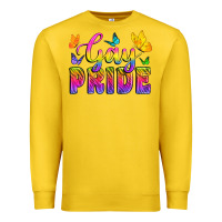 Lemon Gay Pride With Butterfly Premium Sweatshirt - BundleAndBundleShop
