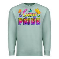 Gay Pride With Butterfly Premium Sweatshirt | Teevron
