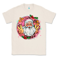 Natural merry christmas peace santa Classic Tee - AdoDesignShop