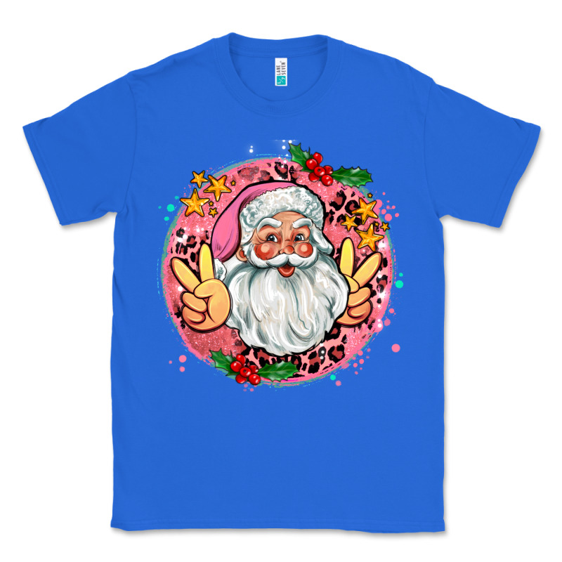 Merry Christmas Peace Santa Classic Tee by AdoDesignShop | Teevron