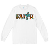 White faith thanksgiving cross Long Sleeve Tee - AdoDesignShop