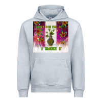 Heather Grey i don't stir the pot i smoke it Urban Hoodie - TumblerDesignByShophia