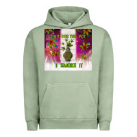 Pigment Oil Green i don't stir the pot i smoke it Urban Hoodie - TumblerDesignByShophia