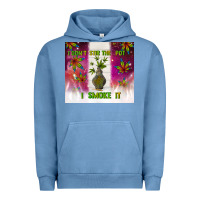 Pigment Pebble Blue i don't stir the pot i smoke it Urban Hoodie - TumblerDesignByShophia