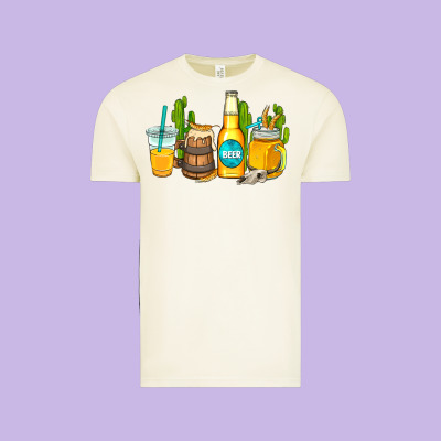 Beer Coffee Cups Vintage Tee Designed By Adodesignshop