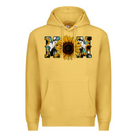 Antique Gold Sunflower Turquoise Cowhide Mom Premium Hoodie - Bettercallsaul