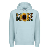 Blue Mist Sunflower Turquoise Cowhide Mom Premium Hoodie - Bettercallsaul