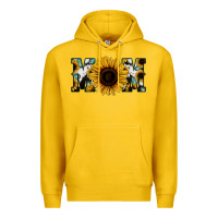 Lemon Sunflower Turquoise Cowhide Mom Premium Hoodie - Bettercallsaul