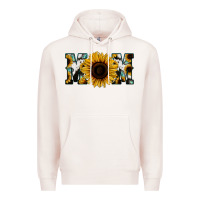 Pale Pink Sunflower Turquoise Cowhide Mom Premium Hoodie - Bettercallsaul