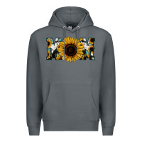 Rock Sunflower Turquoise Cowhide Mom Premium Hoodie - Bettercallsaul