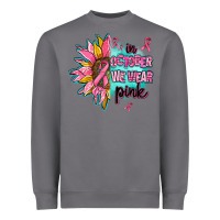 Storm sunflower in october we wear pink Heavyweight Sweatshirt - AdoDesignShop