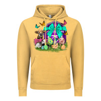 Vintage Mustard Easter Farm Animal Easter Day Vintage Hoodie - Neo Western