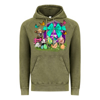 Vintage Olive Easter Farm Animal Easter Day Vintage Hoodie - Neo Western