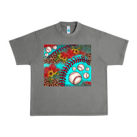 Tornado baseball leopard turquoise sunflower Urban Heavy Tee - JahusDesignShop