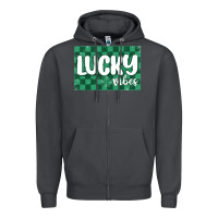 Smoke lucky vibes Zipper Hoodie - MaliasSmallBusiness