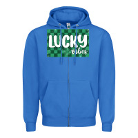 True Royal lucky vibes Zipper Hoodie - MaliasSmallBusiness