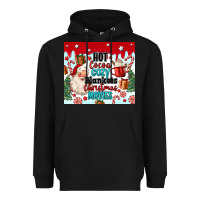 Black hot cocoa cozy blankets christmas movies tumbler Heavyweight Hoodie - MaliasSmallBusiness