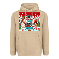 Mushroom hot cocoa cozy blankets christmas movies tumbler Heavyweight Hoodie - MaliasSmallBusiness