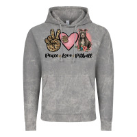 Cloud Rock peace love pitbull Vintage Hoodie - JahusDesignShop