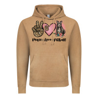 Vintage Camel peace love pitbull Vintage Hoodie - JahusDesignShop