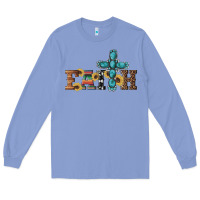 Colony Blue western gemstone cross faith Long Sleeve Tee - Artiststas