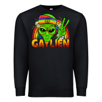 Black Gaylien LGBTQ Pride Premium Sweatshirt - BundleAndBundleShop