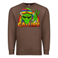 Chestnut Gaylien LGBTQ Pride Premium Sweatshirt - BundleAndBundleShop