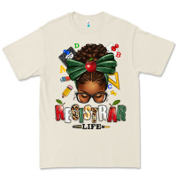 Bone registrar life afro messy bun Premium Tee - texasbilliewilder