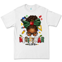 White registrar life afro messy bun Premium Tee - texasbilliewilder