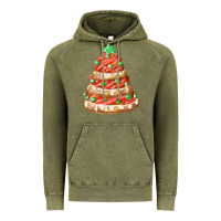 Vintage Olive red christmas cookie cake fa element Vintage Hoodie - FaDigitalArtStudio