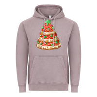Vintage Zinc red christmas cookie cake fa element Vintage Hoodie - FaDigitalArtStudio