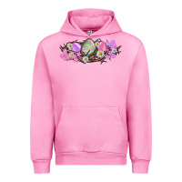 Fuchsia Pink Easter eggs and crown of thorns Easter Day Urban Hoodie - HowdyJamesFarm
