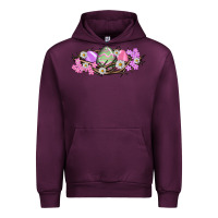 Mauve Wine Easter eggs and crown of thorns Easter Day Urban Hoodie - HowdyJamesFarm