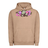 Pigment Burro Easter eggs and crown of thorns Easter Day Urban Hoodie - HowdyJamesFarm