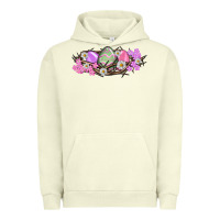 Pigment Pistachio Easter eggs and crown of thorns Easter Day Urban Hoodie - HowdyJamesFarm