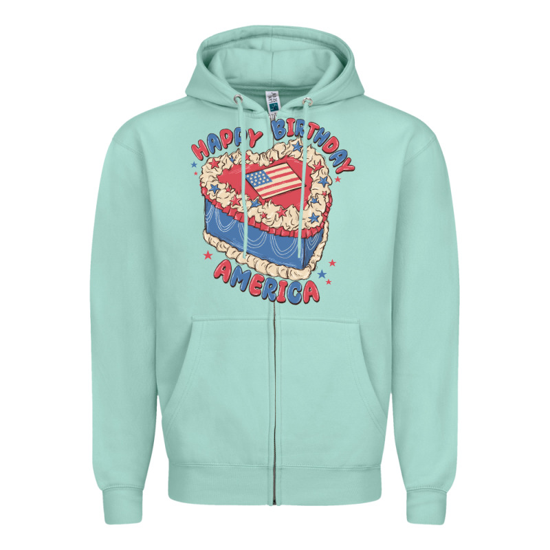 Happy Birthday America Zipper Hoodie by MaliasSmallBusiness | Teevron