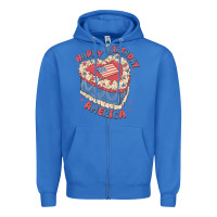 True Royal happy birthday america Zipper Hoodie - MaliasSmallBusiness