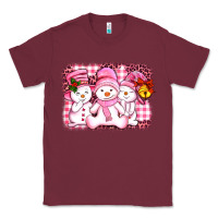 Burgundy chillin pink   with my snowmies  ado Classic Tee - AdoDesignShop