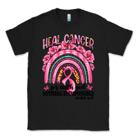 Black heal cancer rainbow Classic Tee - LillyAllenDesigns