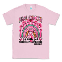 Bubblegum Pink heal cancer rainbow Classic Tee - LillyAllenDesigns