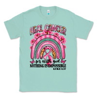 Seafoam heal cancer rainbow Classic Tee - LillyAllenDesigns